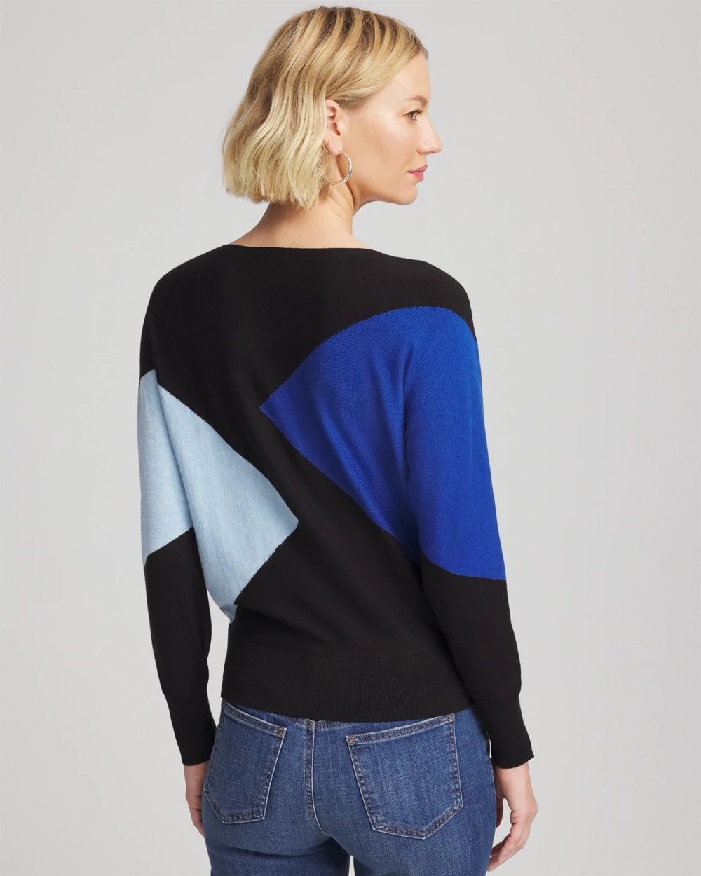 Chico's - Ella Dolman Intarsia Pullover Sweater