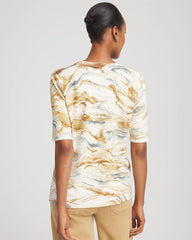 Chico's - Printed Crewneck Sweater