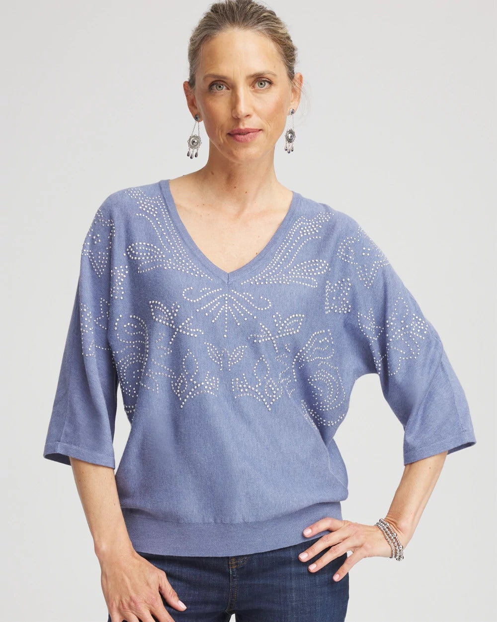 Chico's - Dolman V-Neck Sweater