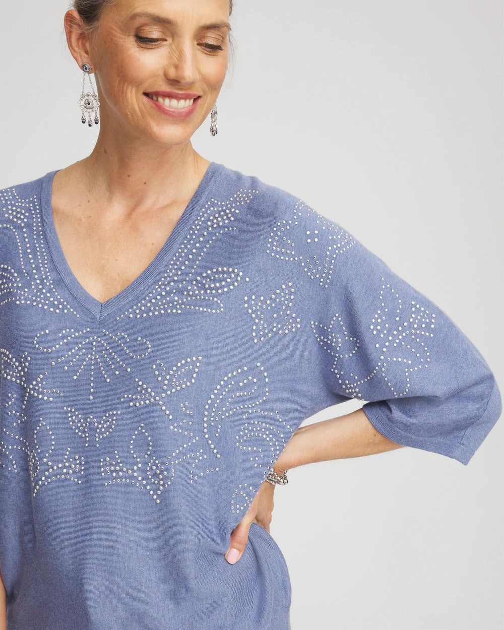 Chico's - Dolman V-Neck Sweater