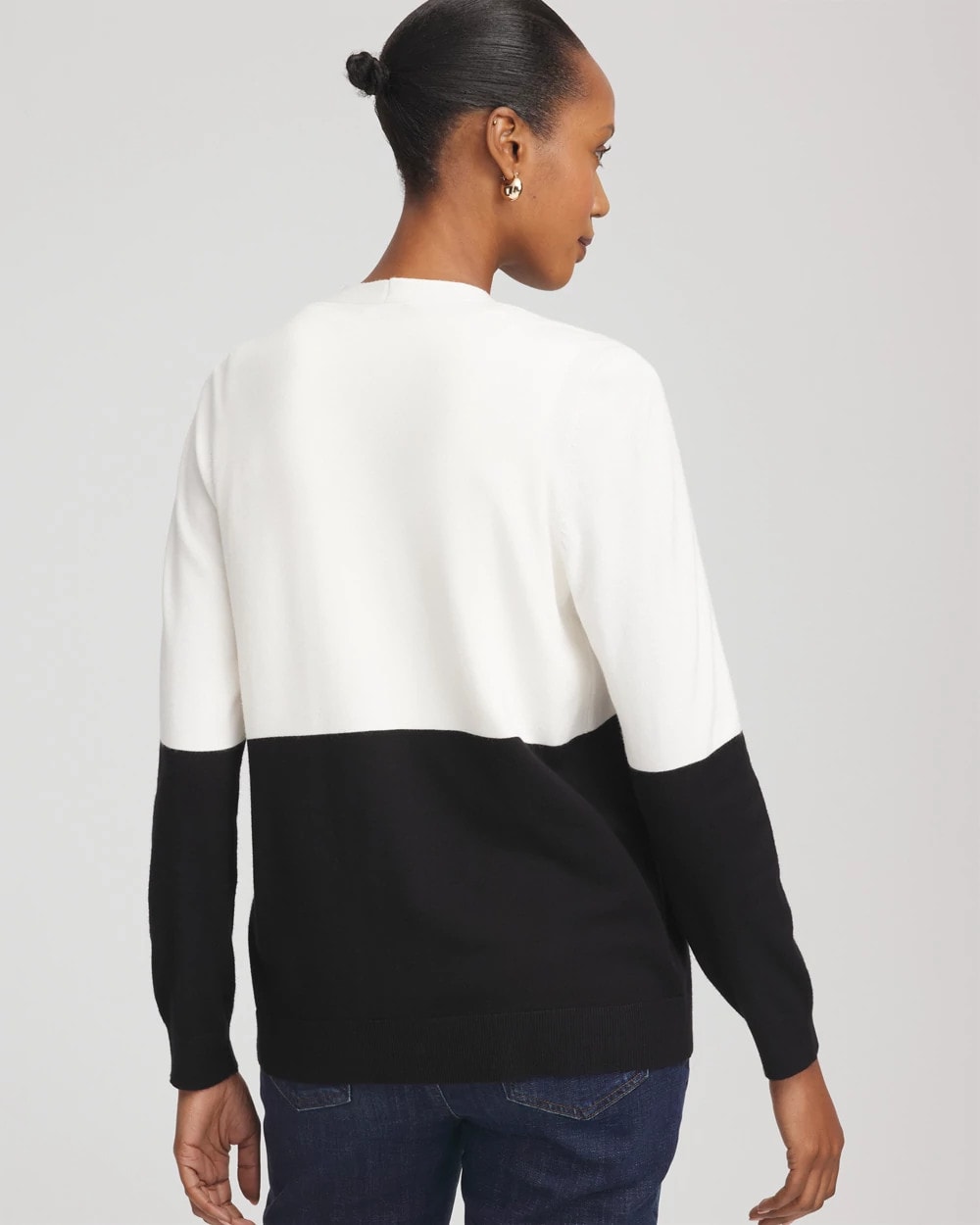 Chico's - Ella Colorblock Long-Sleeve Cardigan