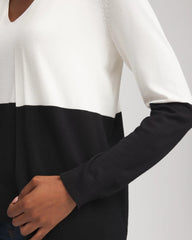 Chico's - Ella Colorblock Long-Sleeve Cardigan