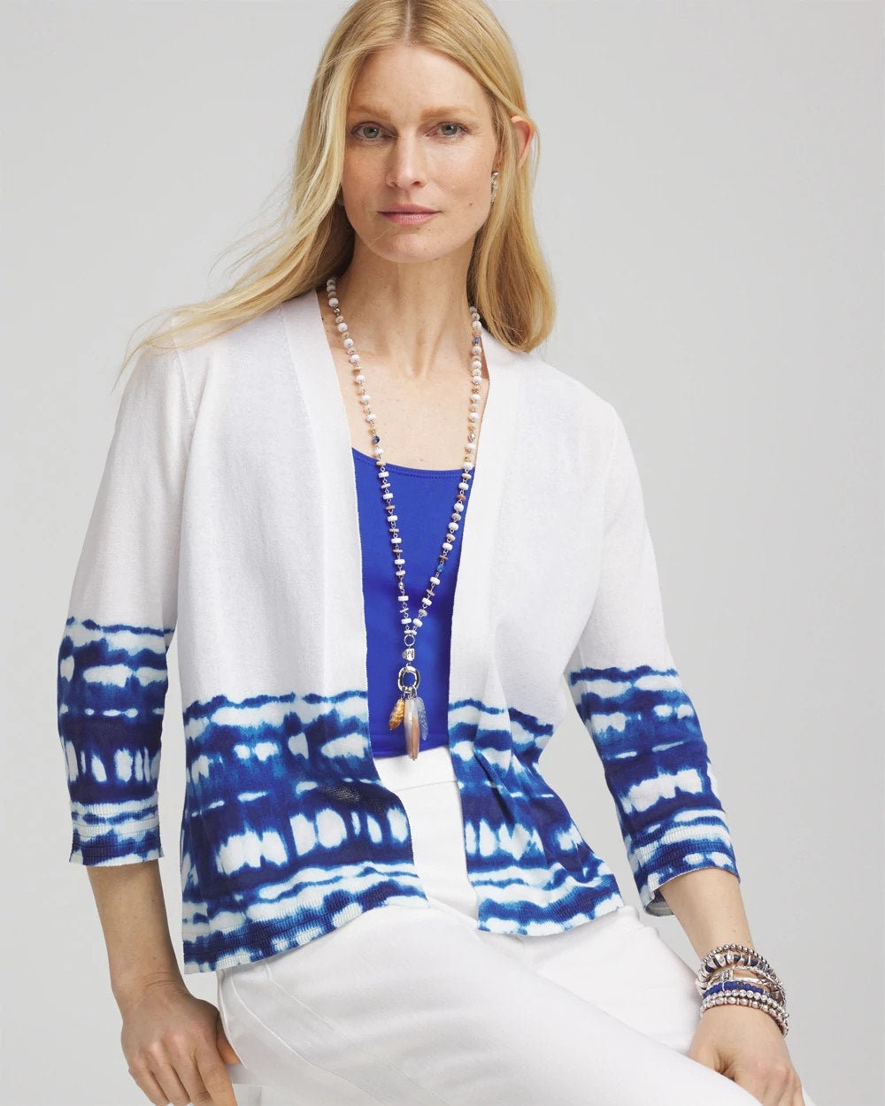 Chico's - Tie-Dye Summer Romance Short Cardigan