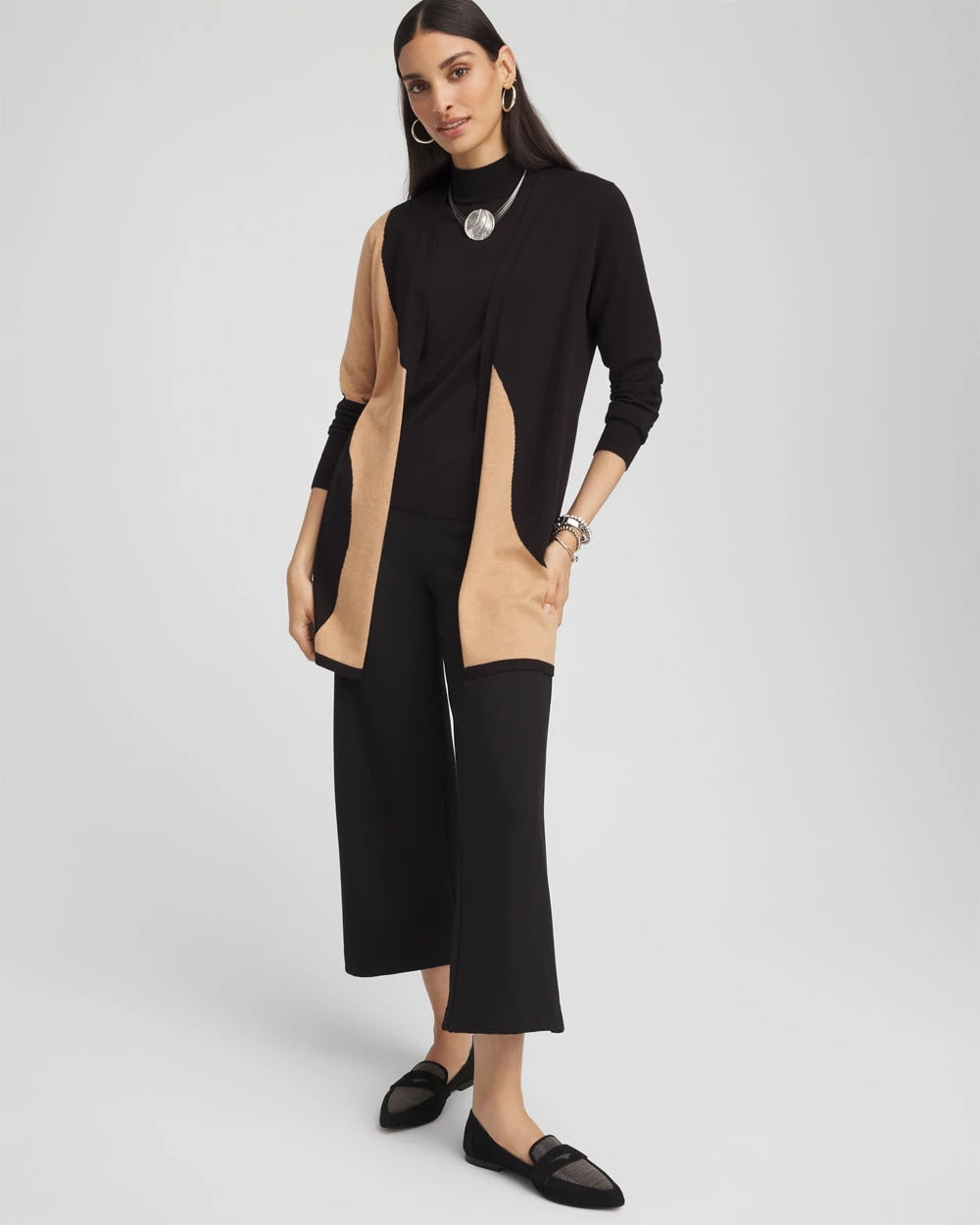 Chico's - Intarsia Colorblock Cardigan
