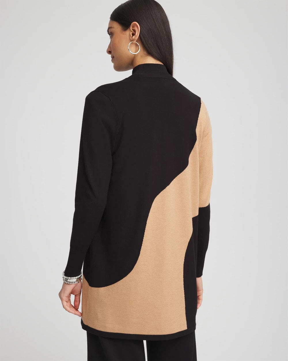 Chico's - Intarsia Colorblock Cardigan