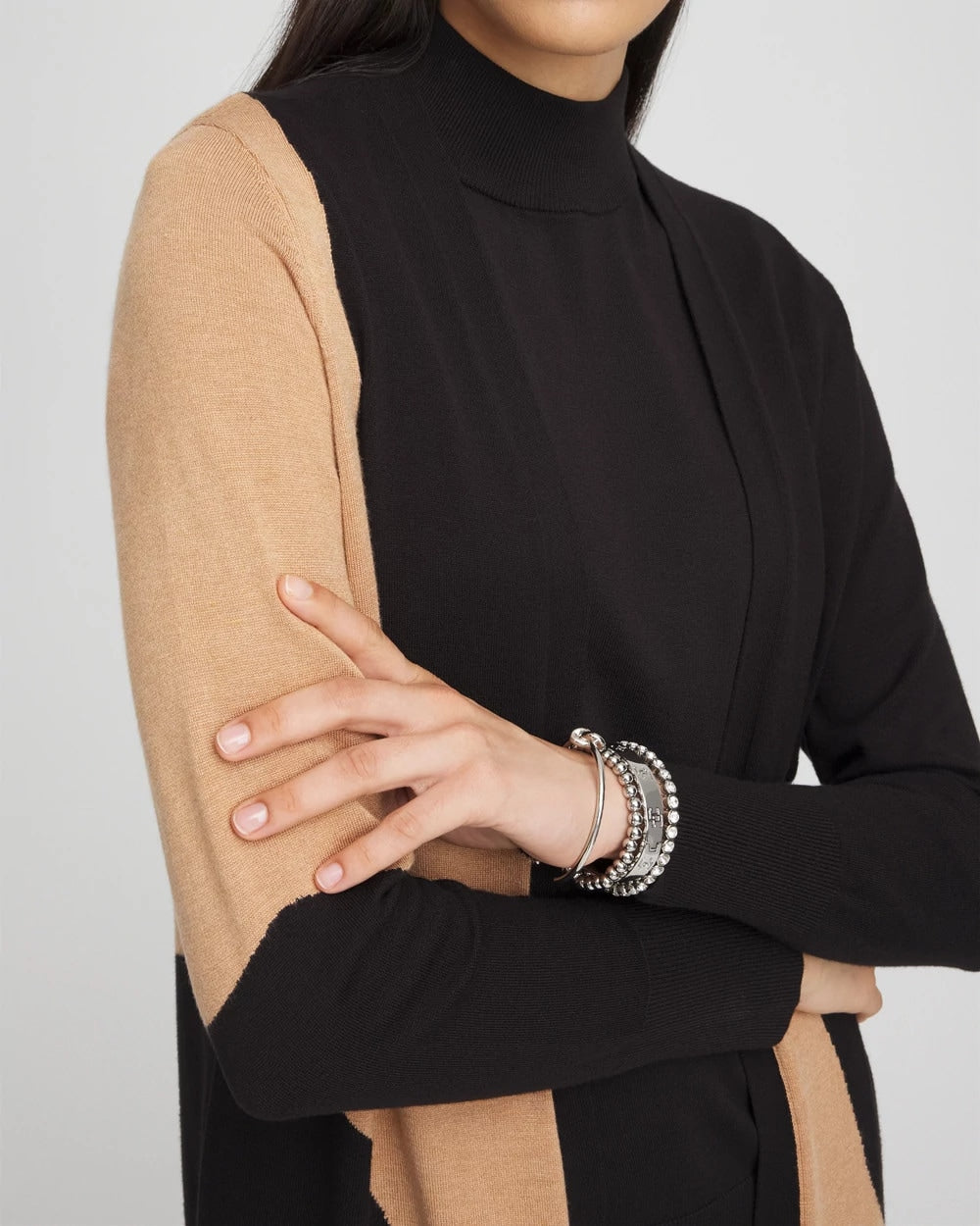 Chico's - Intarsia Colorblock Cardigan