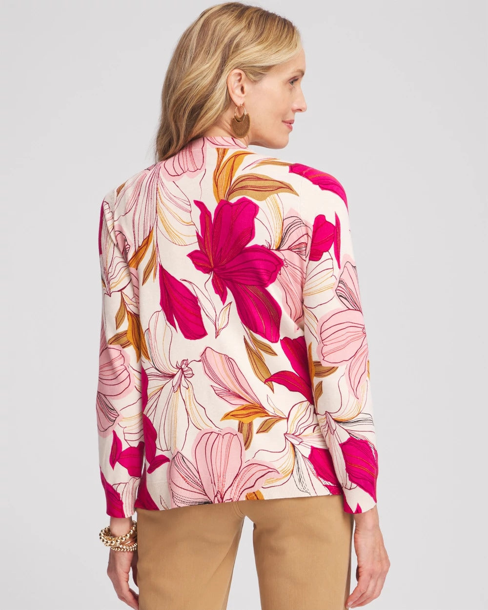 Chico's - Blooms Long Sleeve Cardigan