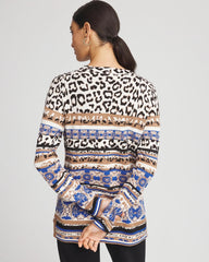 Chico's - Animal Fair Isle Cardigan