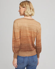 Chico's - Ombre Metallic Pullover Sweater