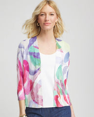 Chico's - Summer Romance Watercolor Cardigan