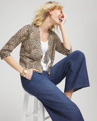 Chico's - Summer Romance Animal Print Cardigan