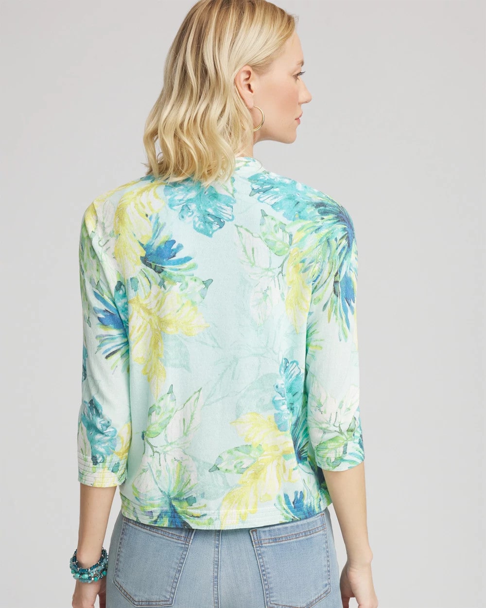 Chico's - Tropical Summer Romance Short Cardigan