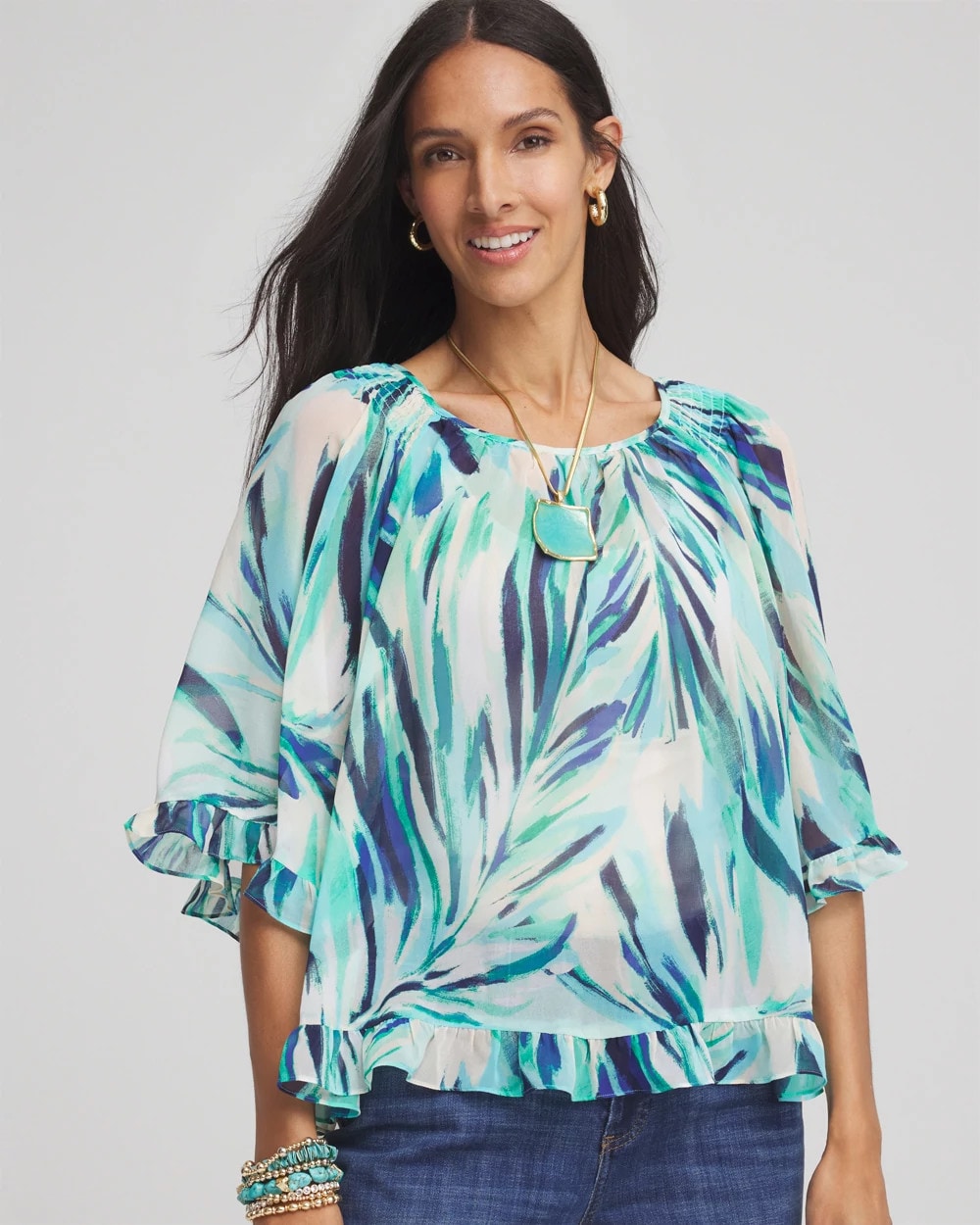Chico's - Georgette Batwing Blouse