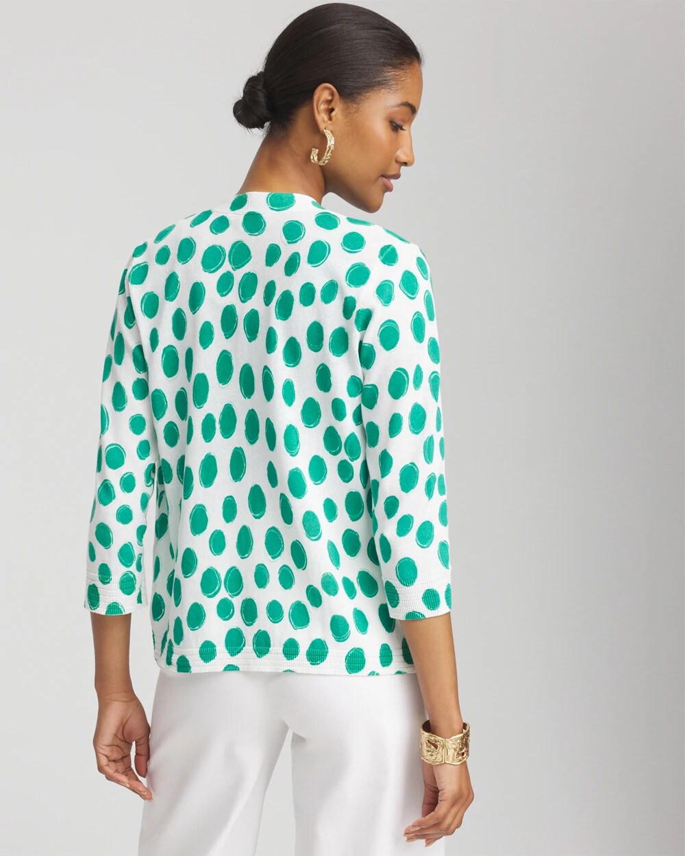 Chico's - Polka-Dot Summer Romance Short Cardigan