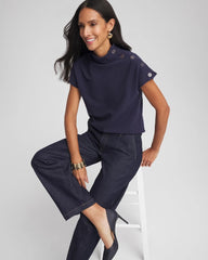 Chico's - Ottoman Cap Sleeve Tee