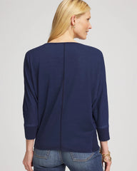 Chico's - Dolman Denim Tee