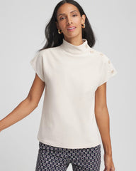 Chico's - Ottoman Cap Sleeve Tee
