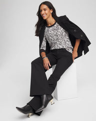 Chico's - Pima Jewel Neck Contrast Tee