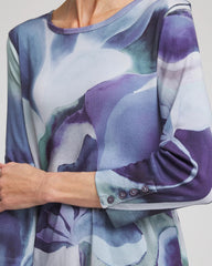 Chico's - Pima Button Sleeve Tee