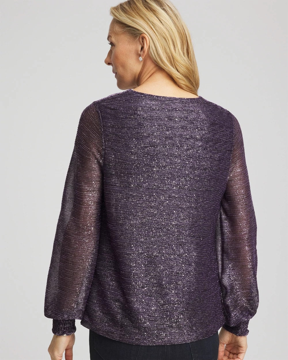 Chico's - Foiled Bodre Top