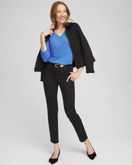 Chico's - Slub 3/4 Sleeve Tee