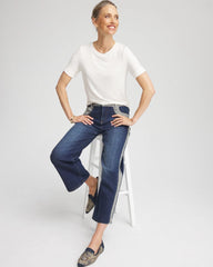 Chico's - Elbow Sleeve Tee