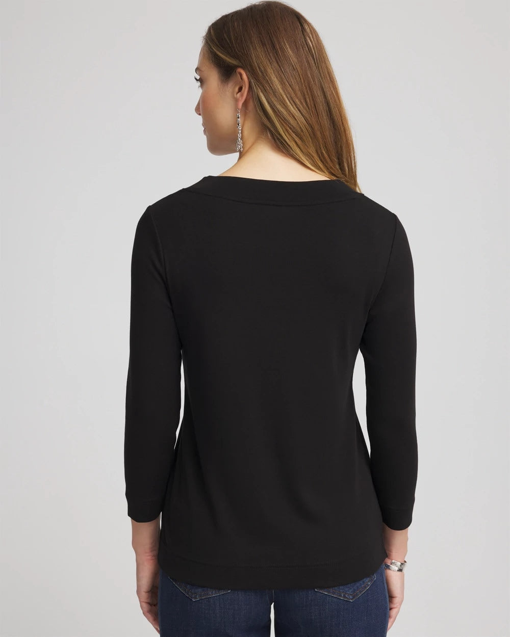 Chico's - Pima Cotton 3/4 Sleeve Tee