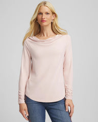 Chico's - Cowlneck Long-Sleeved Tee