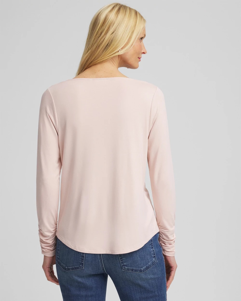 Chico's - Cowlneck Long-Sleeved Tee