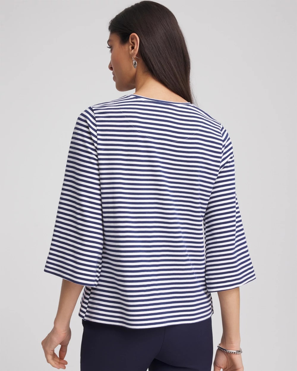 Chico's - Floral Embroidered Tee