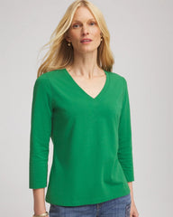 Chico's - 3/4 Sleeve Perfect Tee