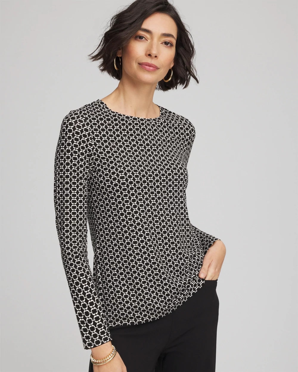 Chico's - Touch of Cool™ Crewneck Layering Tee