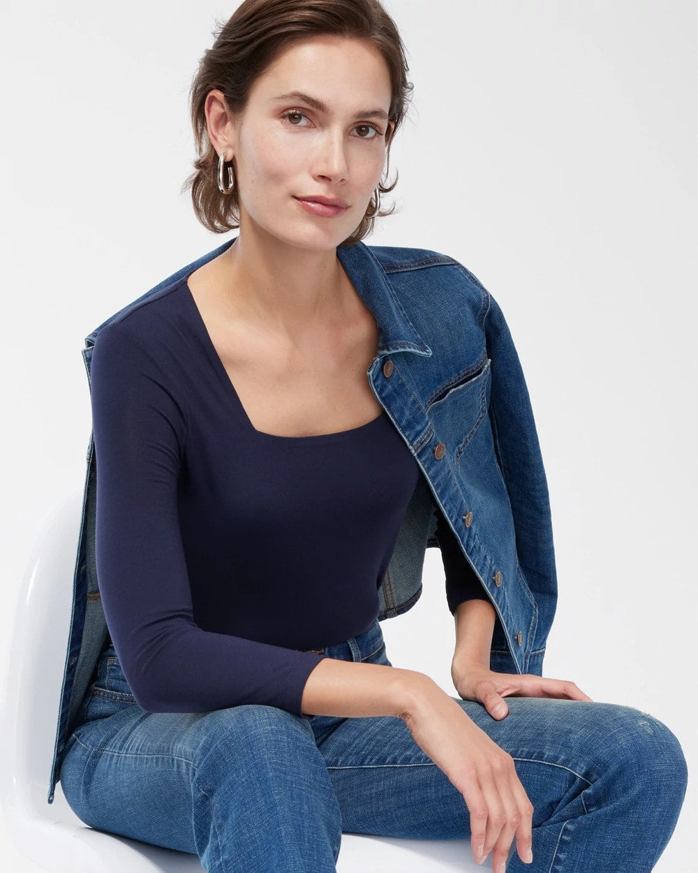 Chico's - Touch of Cool™ Square Neck Tee