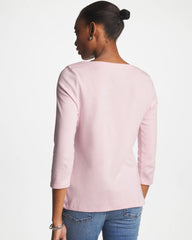 Chico's - Pima 3/4 Sleeve Tee