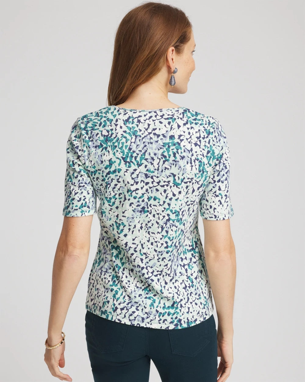 Chico's - Pima Cotton Henley Tee