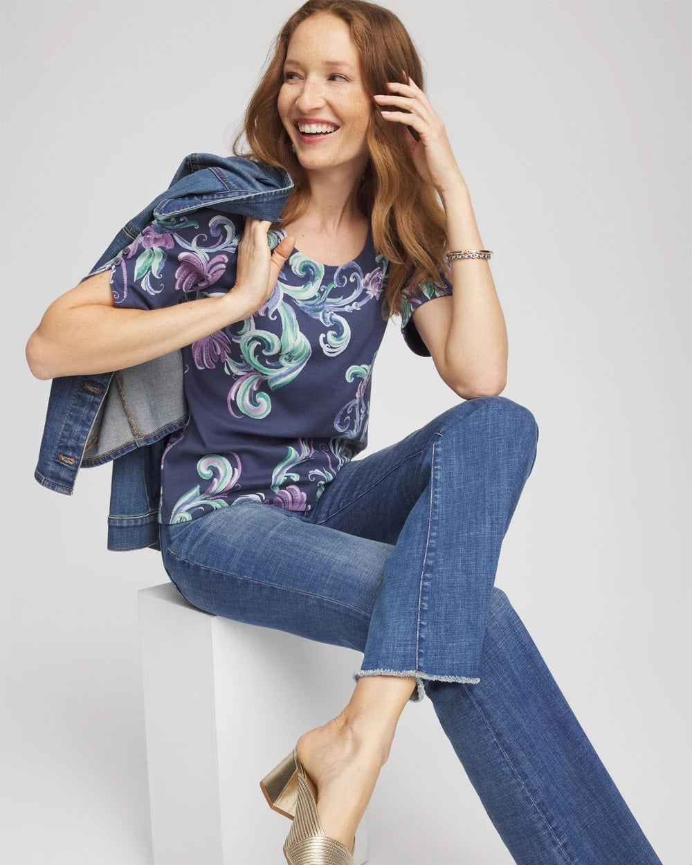 Chico's - Tulip Sleeve Pima Tee