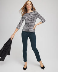 Chico's - Pima 3/4 Sleeve Tee