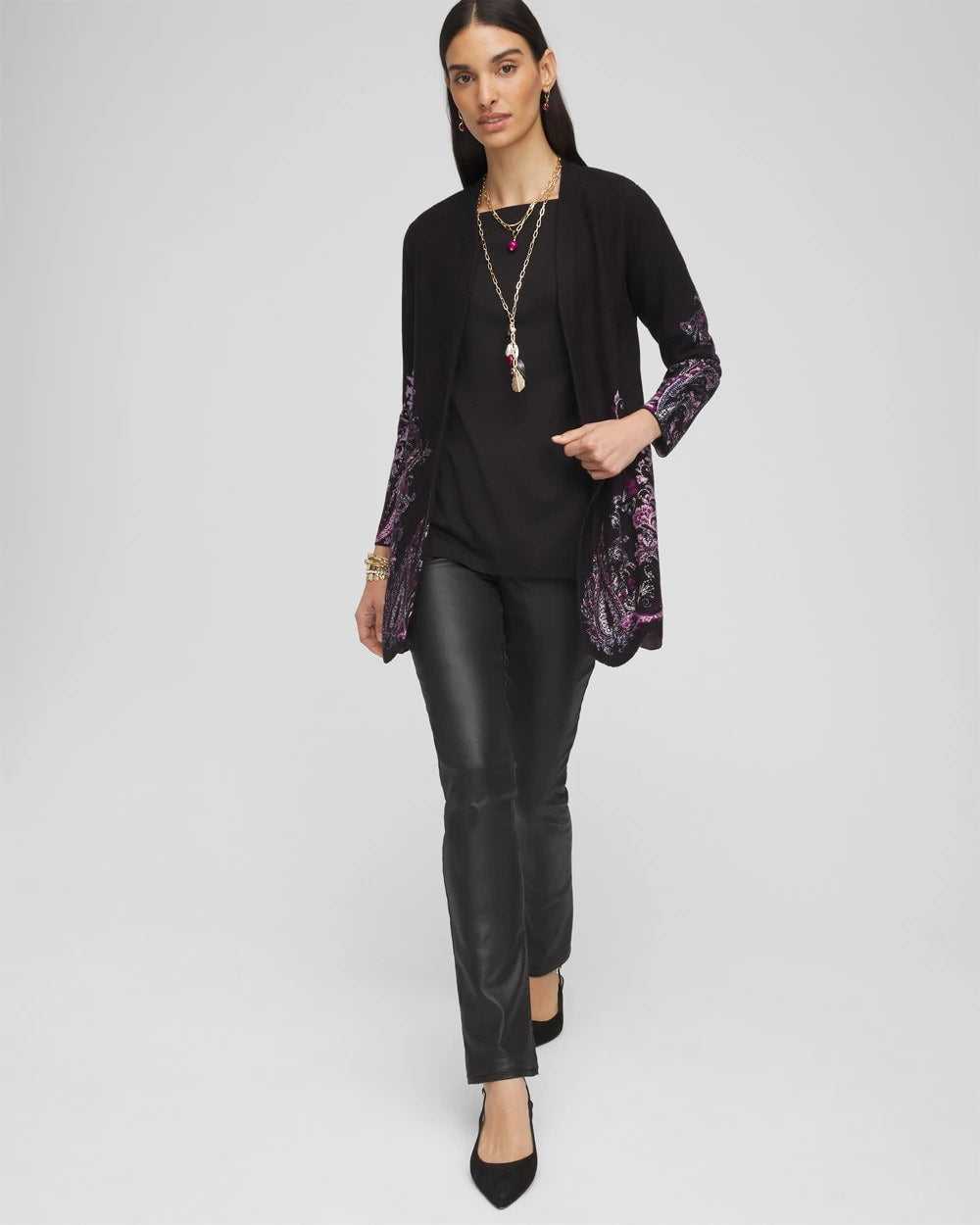 Chico's - Pima Cotton Square-Neck Tunic