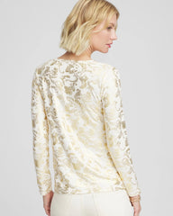 Chico's - Touch of Cool™ Foiled Layering Tee