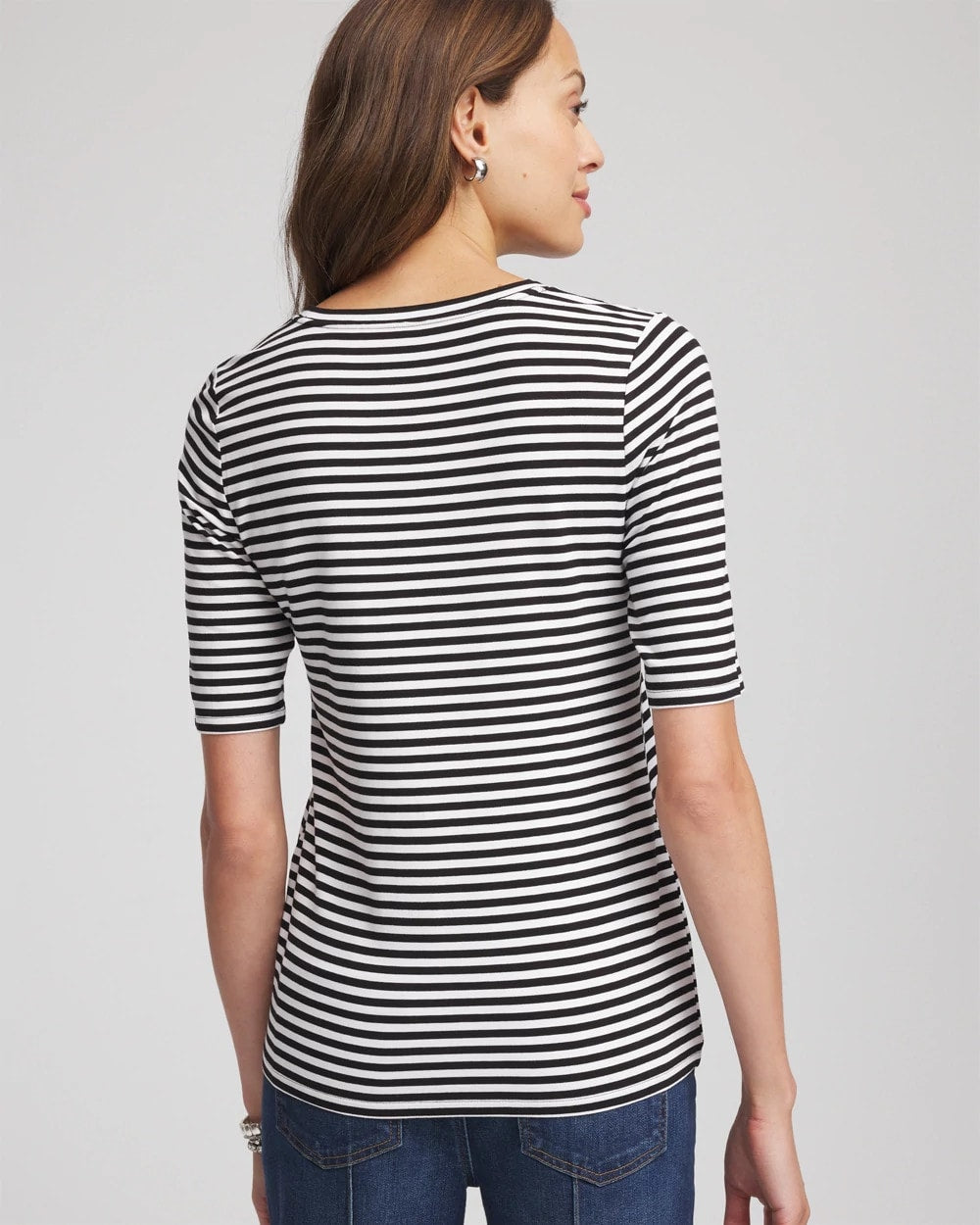Chico's - Touch of Cool™ Elbow-Sleeve Tee