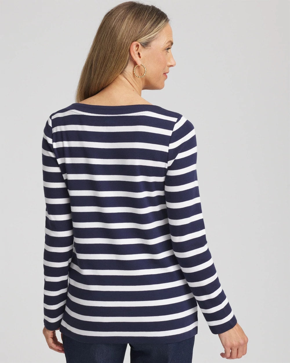 Chico's - Stretch Cotton Boatneck Tunic