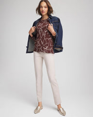 Chico's - Floral Touch of Cool™ Layering Tee