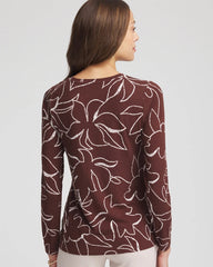 Chico's - Floral Touch of Cool™ Layering Tee