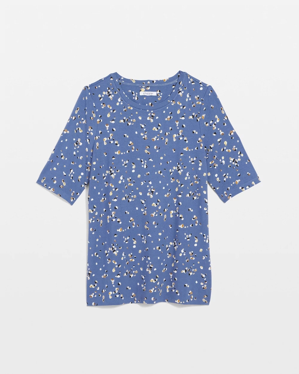 Chico's - Printed Elbow Sleeve Tee