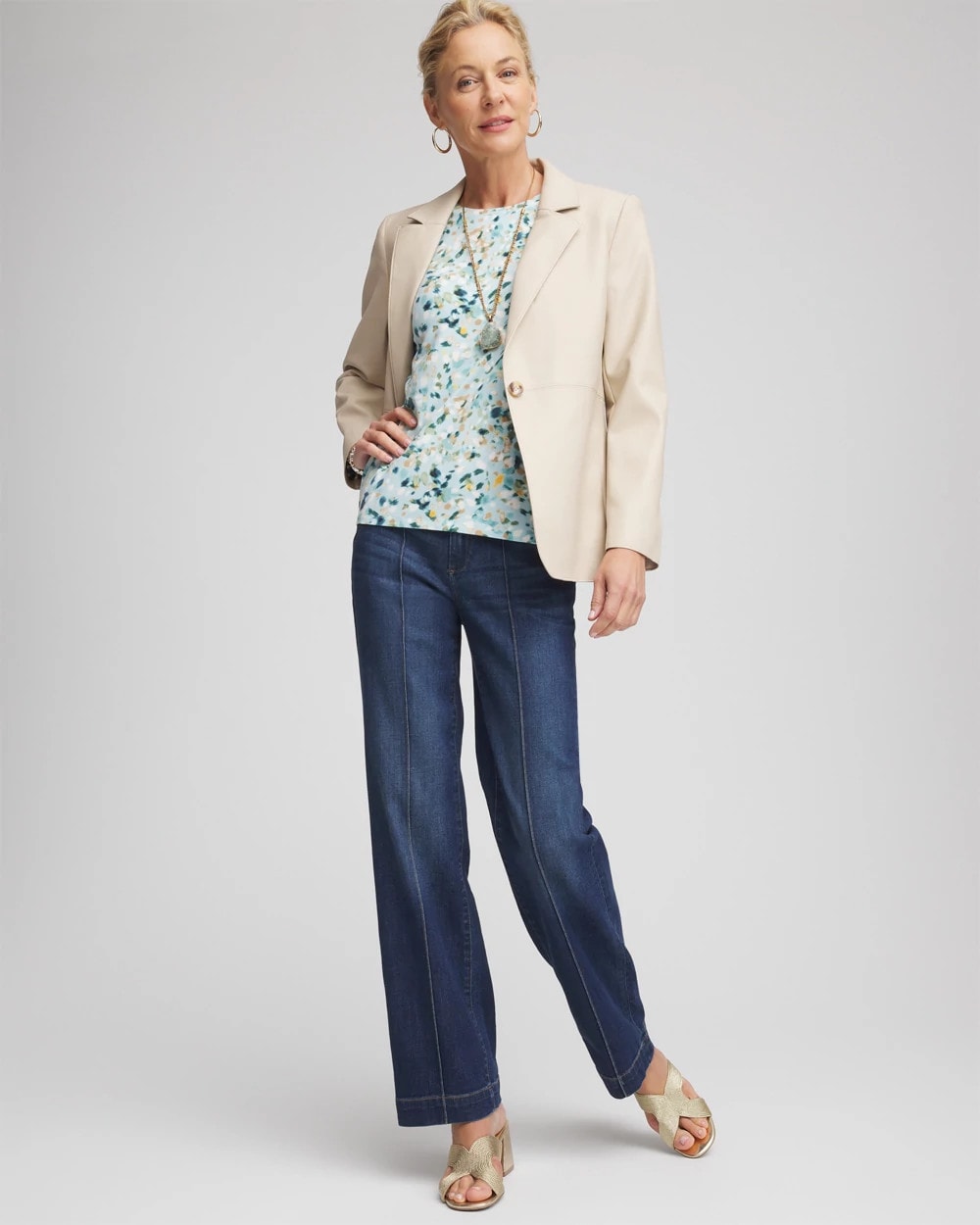 Chico's - Touch of Cool™ Elbow-Sleeve Perfect Tee