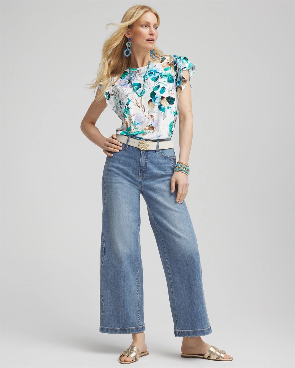 Chico's - Touch of Cool™ Flutter Sleeve Tee