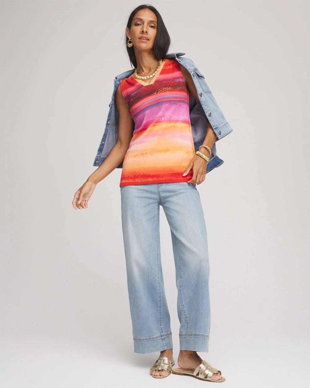 Chico's - Rio Sunset Sleeveless Tank