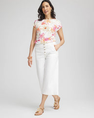 Chico's - Touch of Cool™ Tropical Floral Dolman Tee