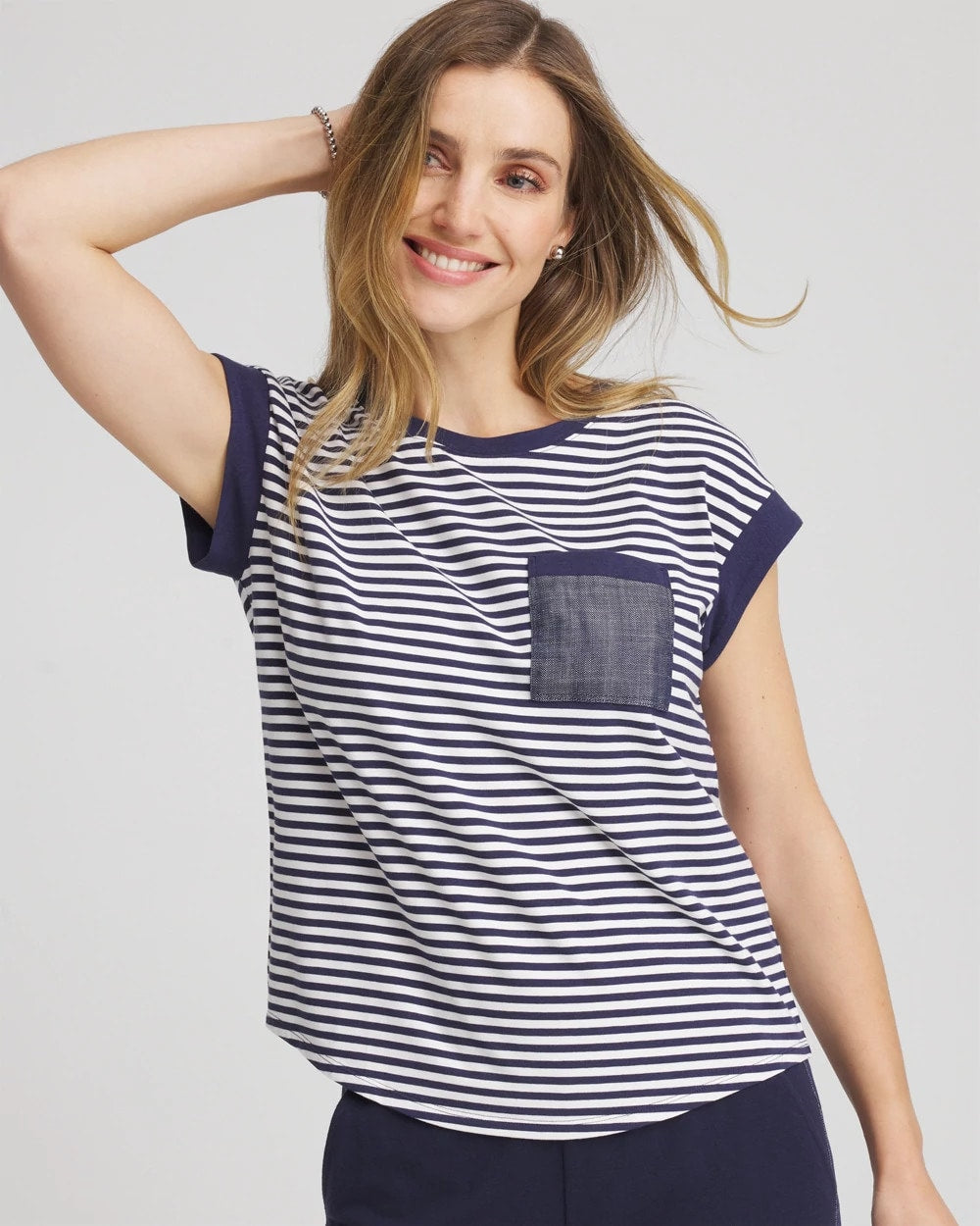 Chico's - Zenergy® UPF Striped Tee