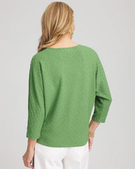 Chico's - Textured Wedge Top
